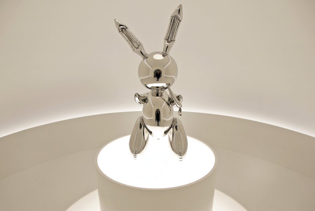 'Conejo', del artista contemporáneo Jeff Kuns (AP).