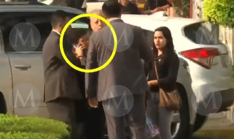 Hasta el momento se desconoce el motivo de su visita al inmueble ubicado en Calzada de Tlalpan. / MILENIO TV