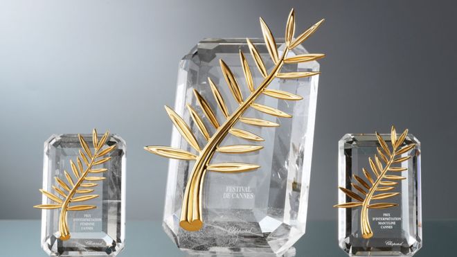 Estatuilla de la Palma de Oro, del Festival de Cannes (Festival de Cannes).