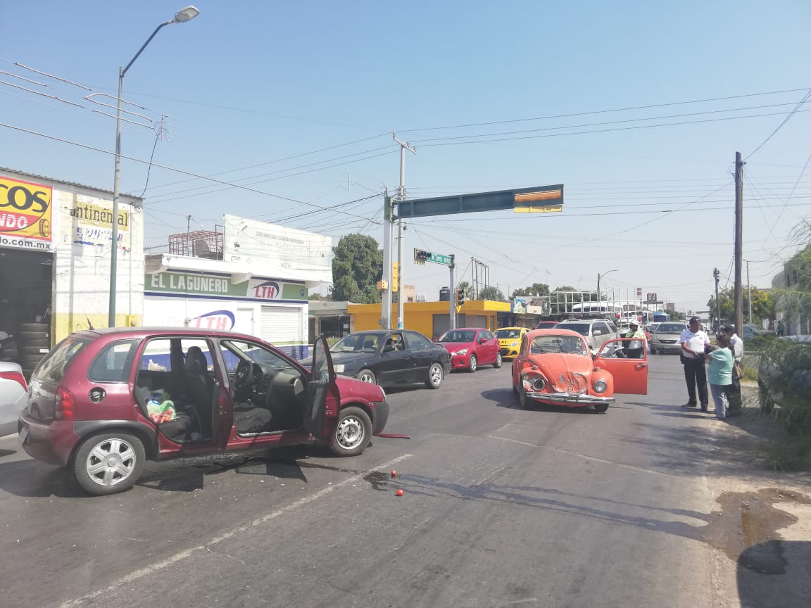 Choque en el centro de Torreón deja una lesionada- Grupo Milenio