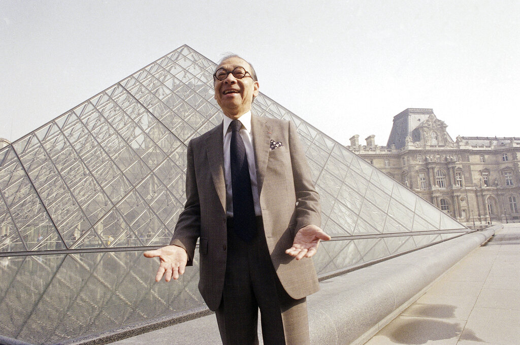 I.M. Pei murió a los 102 años (AP).