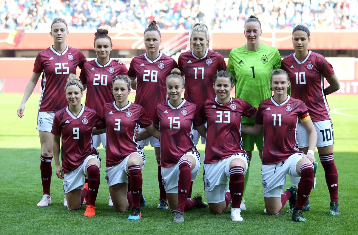 Selección femenil alemana (Twitter @DFB_Frauen)