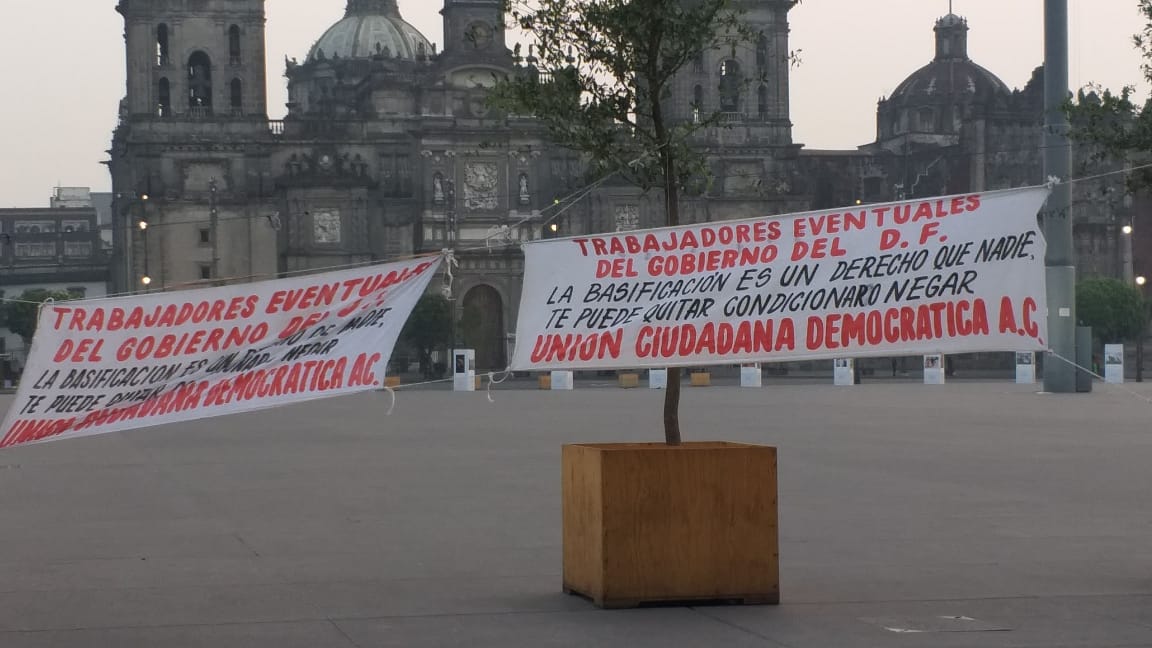 La vialidad no está afectada en el circuito de la Plaza de la Constitución. / César Velázquez