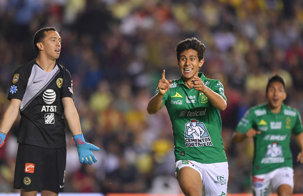 José Juan Macías con papel destacado en la semifinal América-León (Mexsport).