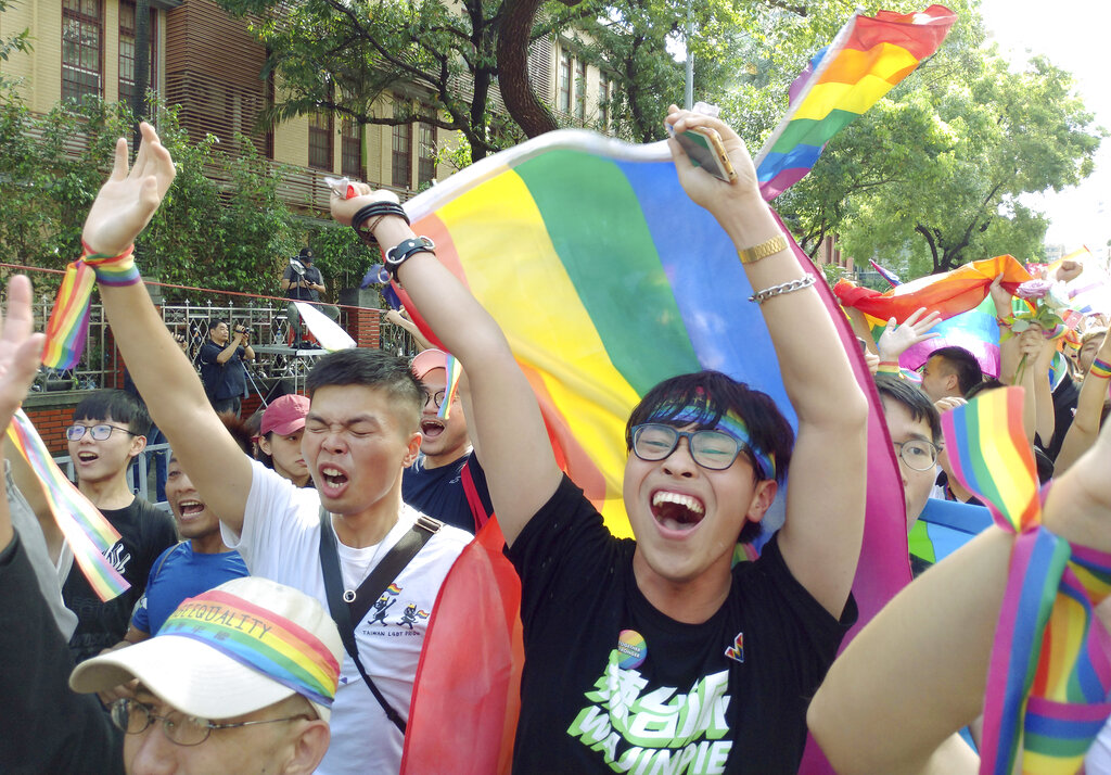 En Taipei tiene lugar cada año una de las mayores marchas del orgullo gay de toda Asia. ap