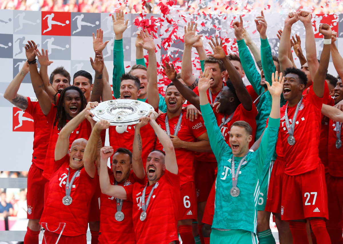 Bayern Múnich es campeón de la Bundesliga por séptima ocasión consecutiva (Reuters)