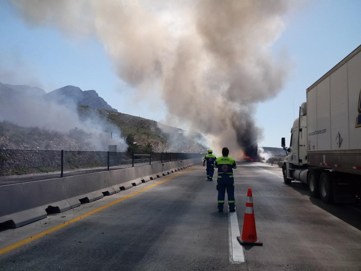 Los hechos se desarrollaron a la altura del kilómetro 65. Foto: Especial