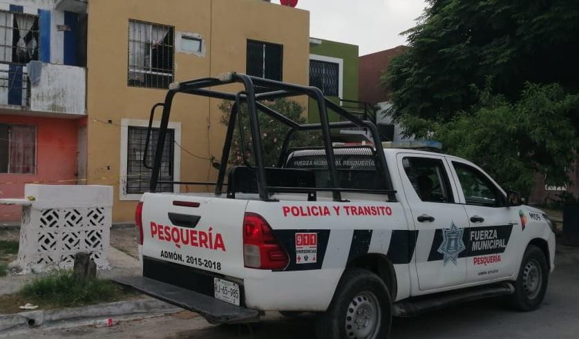 El homicidio fue reportado en la calle Arzano, en el sector Bolonia, en la colonia Valles de Santa María. Foto: Especial