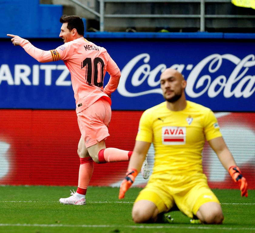 Messi marcó doblete en el último juego de Barcelona dentro de La Liga 2018-19 (EFE)