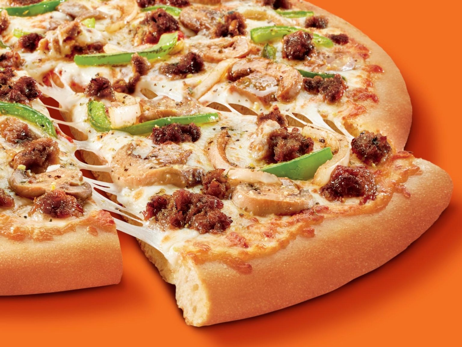 Será la primera cadena de pizzas en utilizar un sustituto de carne. (Little Caesars)