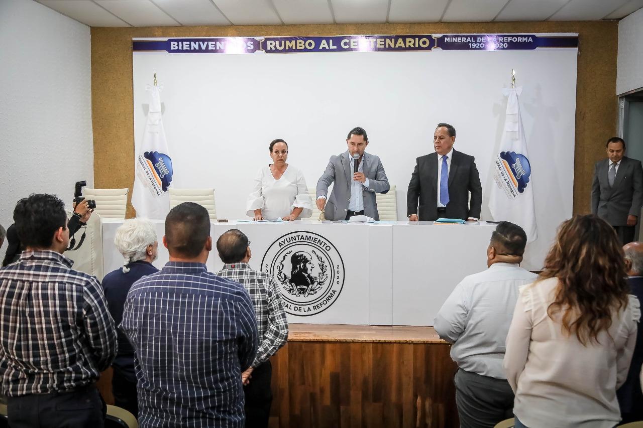Nombramiento del nuevo secretario de seguridad pública de Mineral de la Reforma. (Teodoro Santos)