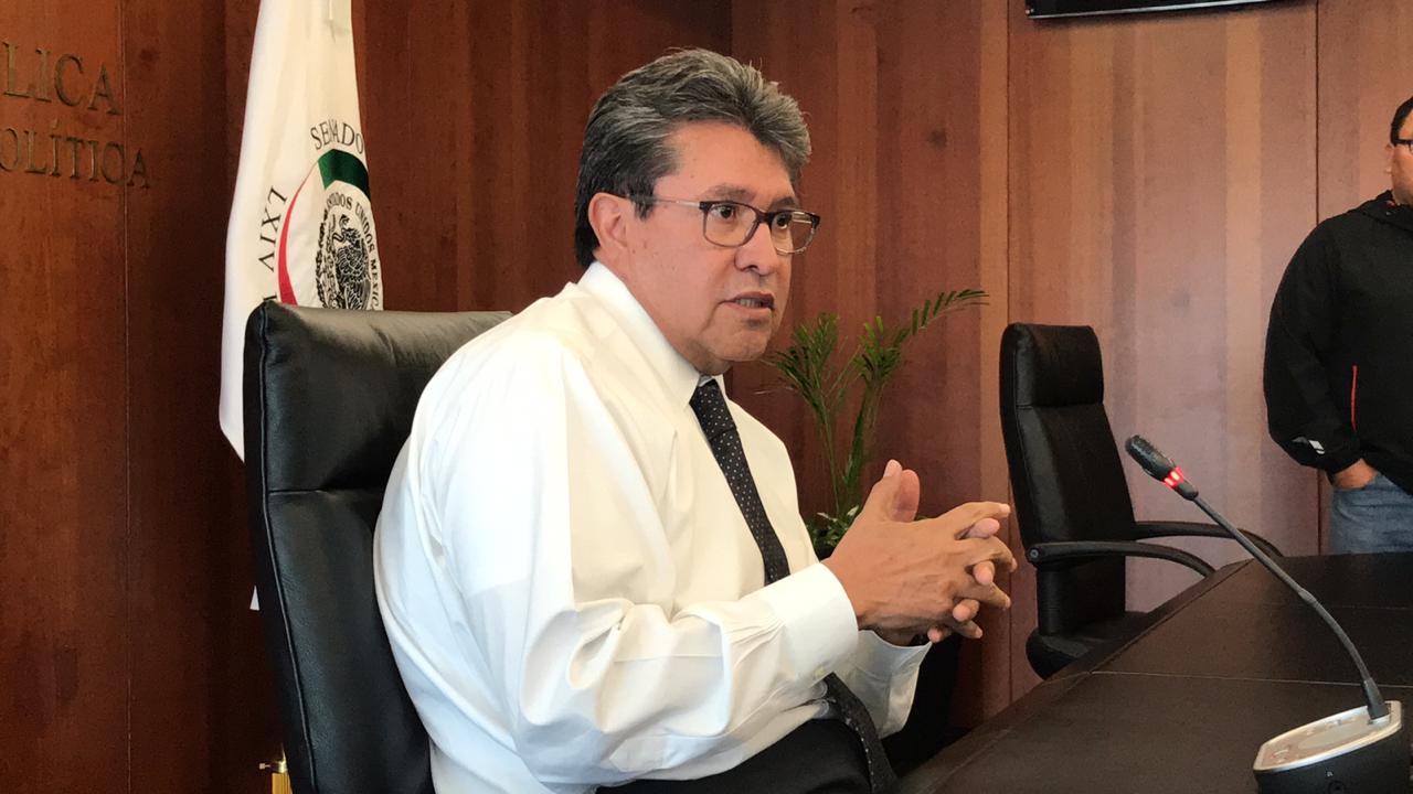 Ricardo Monreal, coordinador de Morena en el Senado de la República (Angélica Mercado)