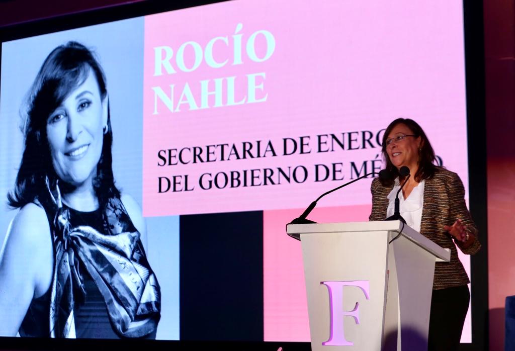 La secretaria de Energía, Rocío Nahle/Jorge Carballo.