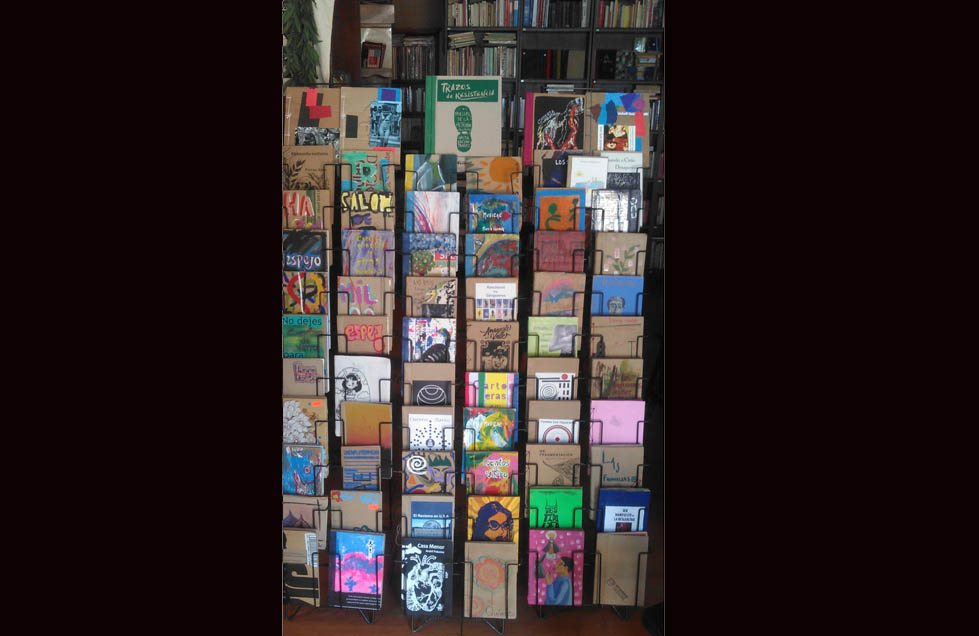 Libros artesanales realizados de cartón (La Rueda Cartonera)