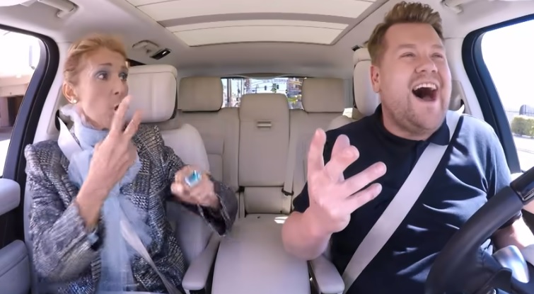Céline Dion canta "Baby Shark" en 'Carpool karaoke' (Captura)