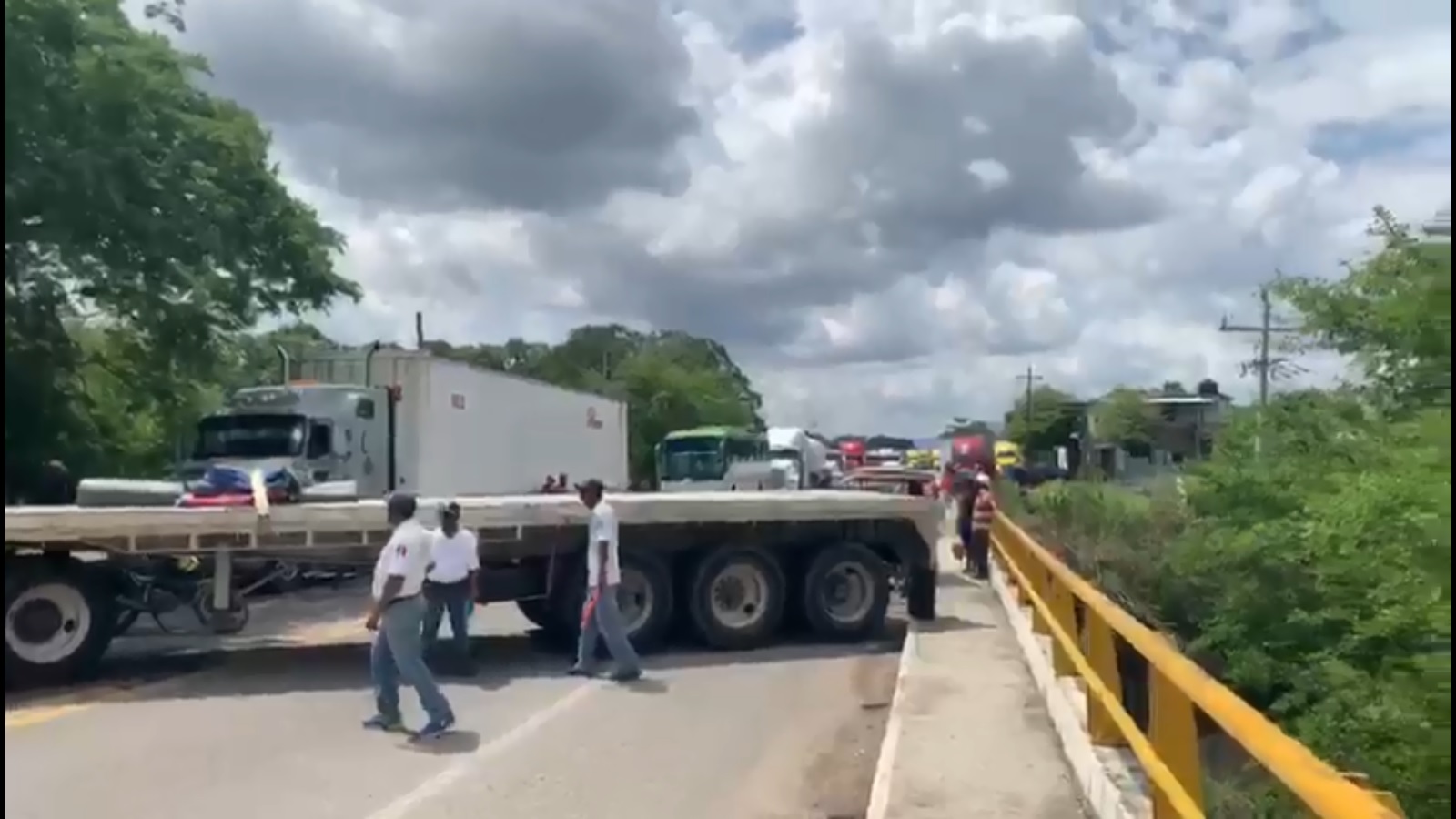 El bloqueo se extiende por tres días. (Oscar Rodríguez)