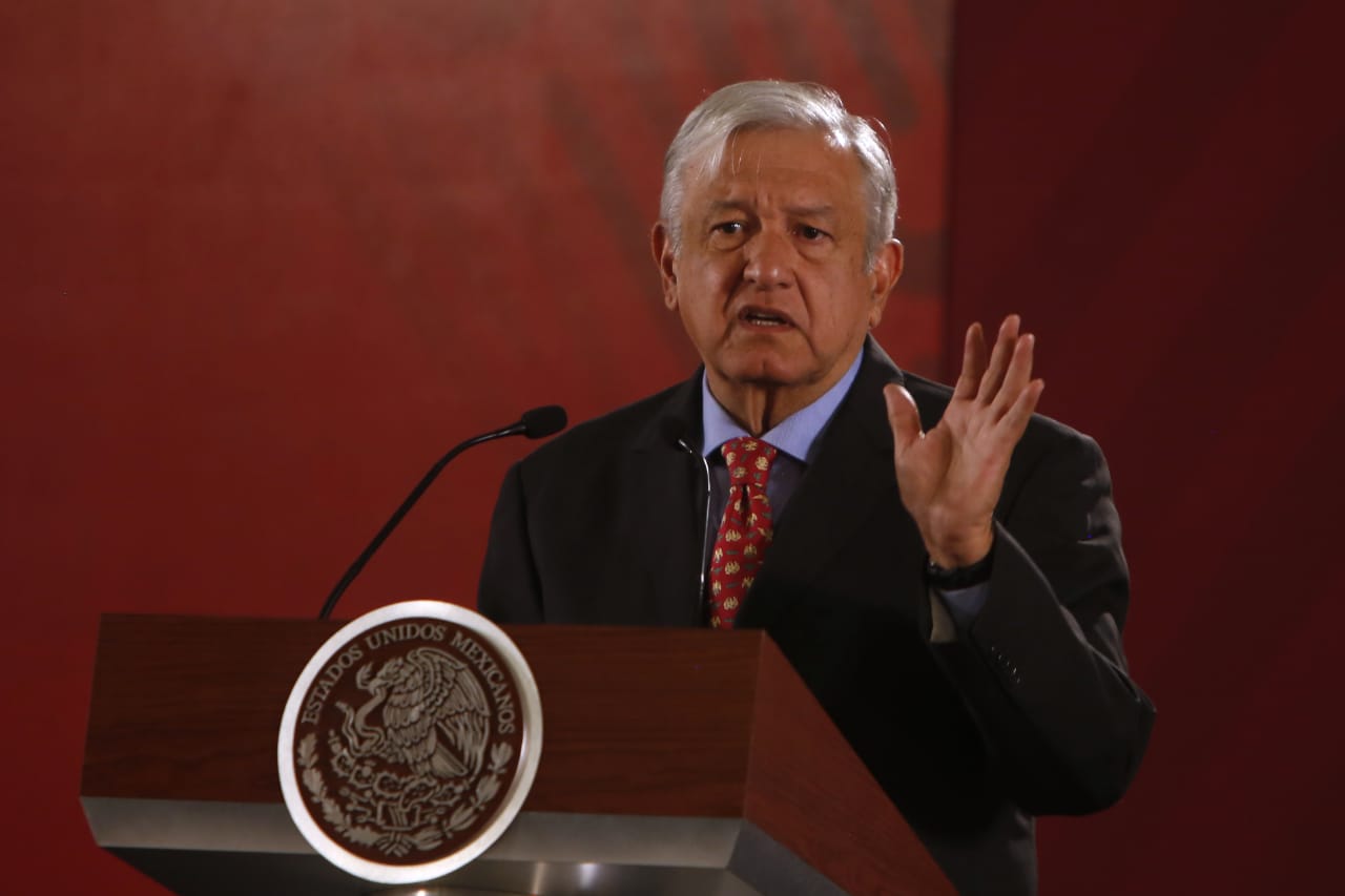 El presidente Andrés Manuel López Obrador advirtió que no "peleará" con Donald Trump ni con Germán Martínez (Ariana Pérez)