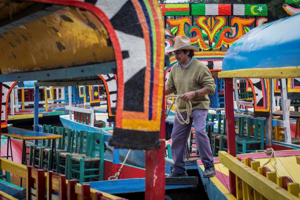 Trajinera en Xochimilco. (Cuartoscuro)