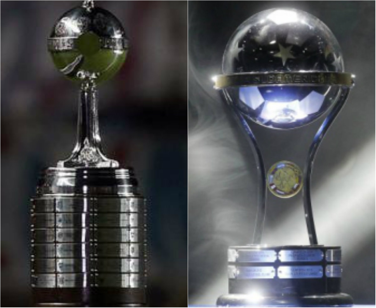 Trofeo de la Copa Libertadores y Sudamericana (AFP)