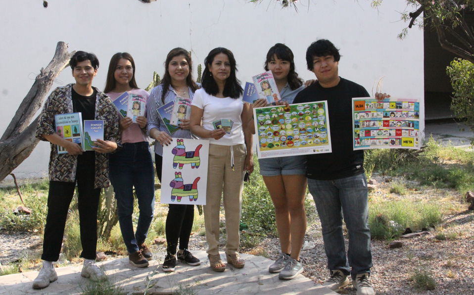 Alumnos de la UAdeC desarrollaron el libro "Cultura del agua para la sustentabilidad en Durango". (Claudia Luévano)