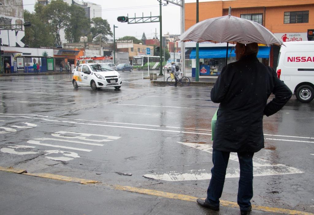 Clima de la CdMx para esta tarde es de lluvia con probabilidad de granizo. (Cuartoscuro)