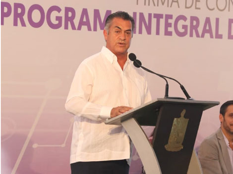 Jaime Rodríguez Calderón, gobernador de Nuevo León. Foto: Raúl Palacios