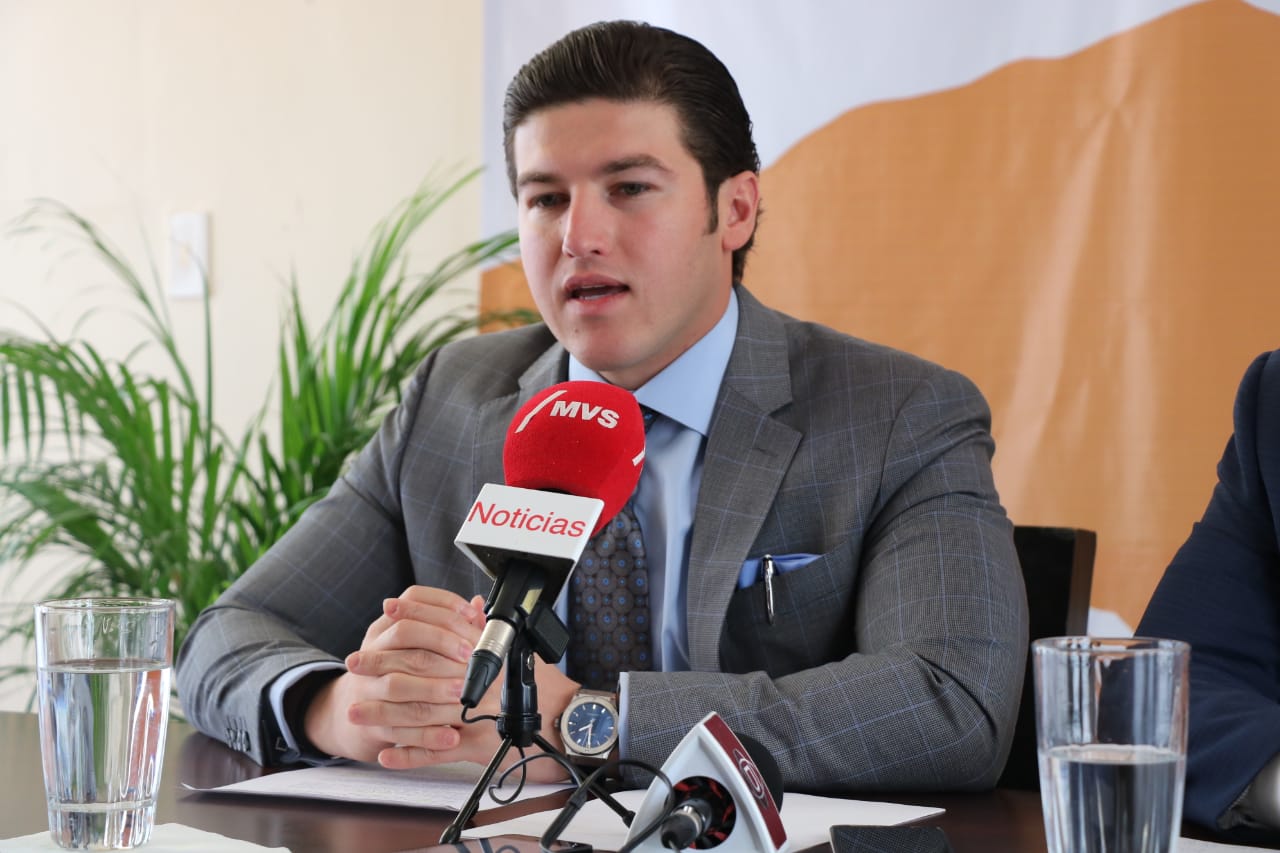 Samuel García, senador por Nuevo León. Foto: Orlando Maldonado