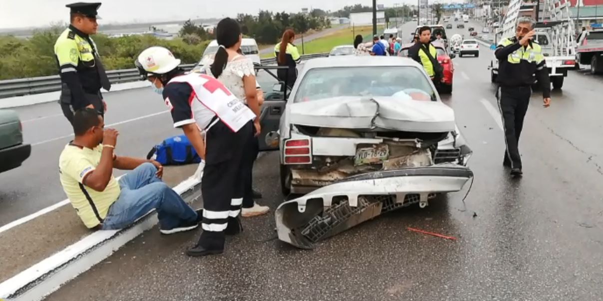 Choques en la carretera Tampico-Mante (Foto/Reynaldo Gutiérrez)
