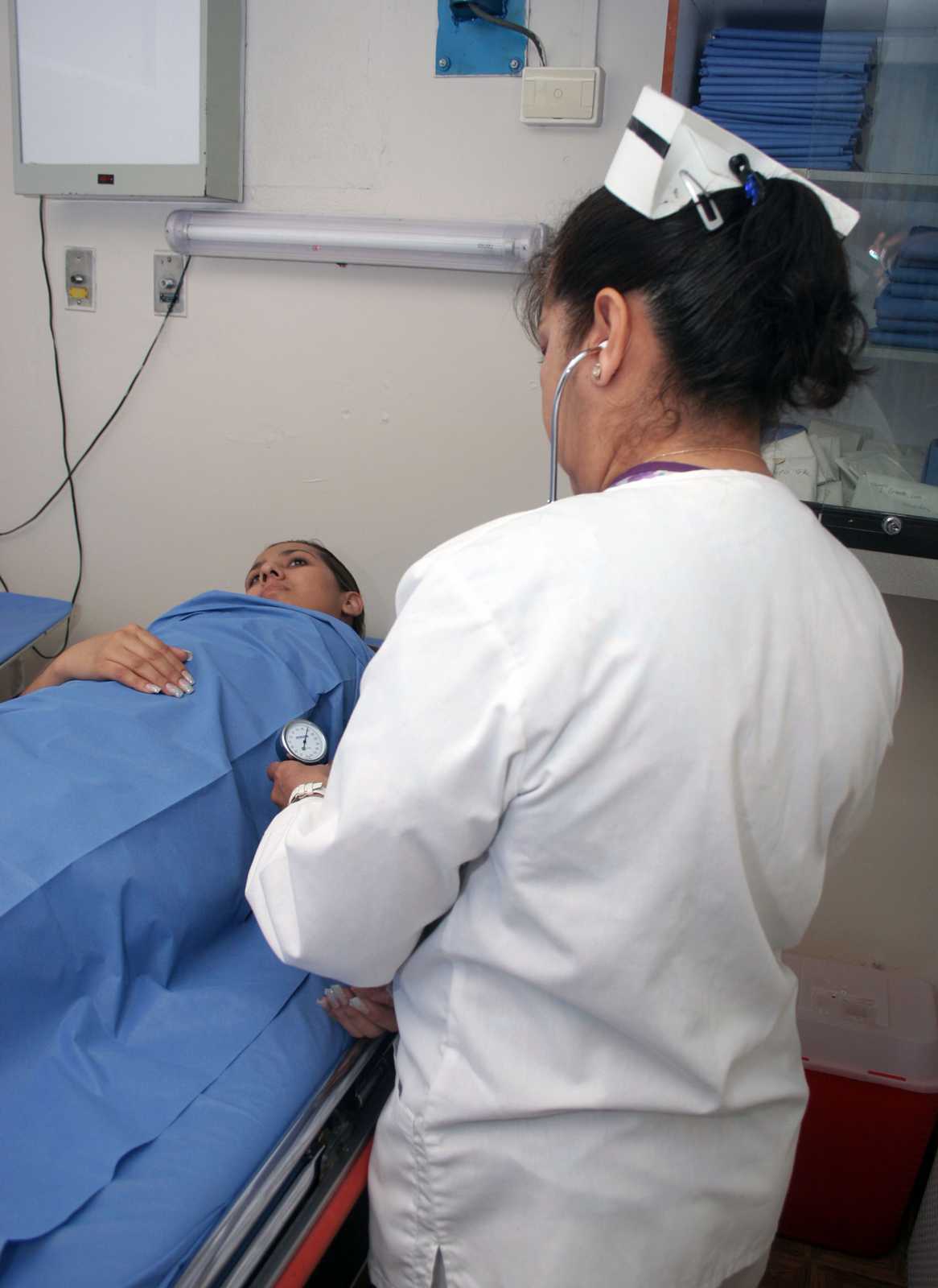 Enfermeras prestan servicios médicos/Especial.