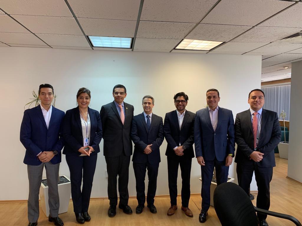 Los secretarios de Desarrollo Económico (Sedeco) de Hidalgo, Estado de México y Ciudad de México.