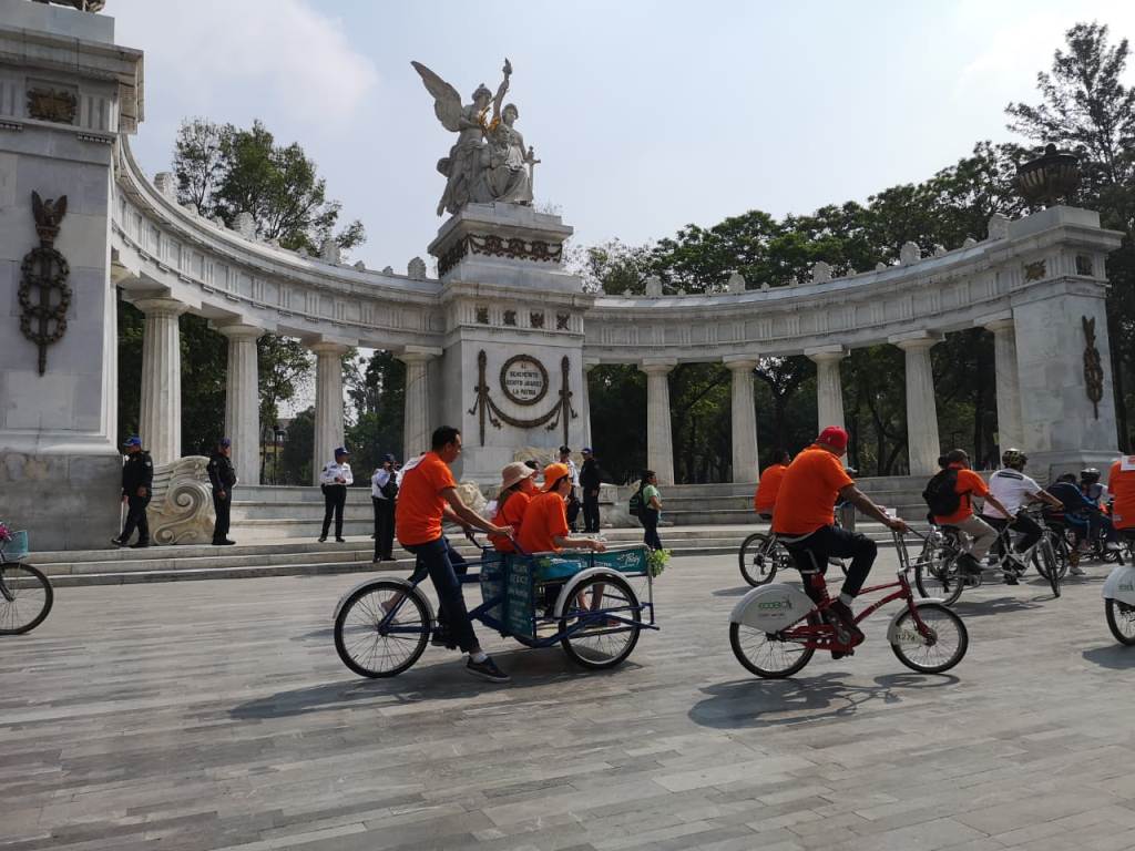 La segunda edición de la rodada por la esclerosis múltiple se realizó en la Alameda Central. | Jorge Becerril