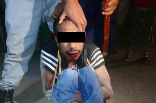 Finalmente lo entregaron a la policía. (Especial)