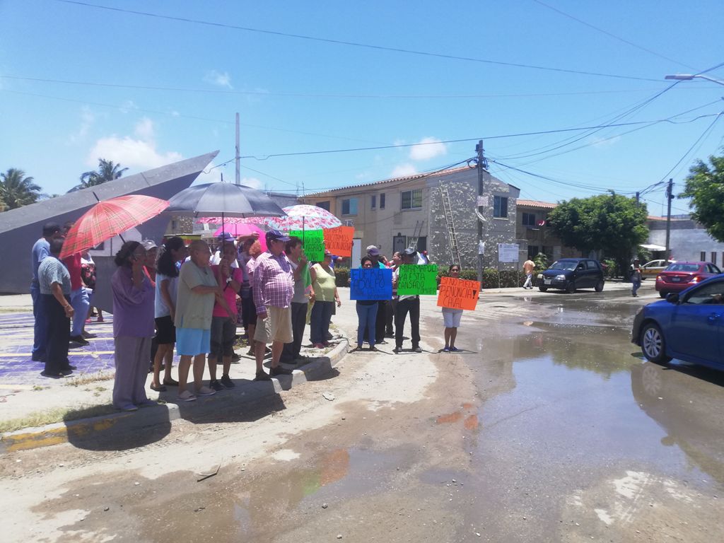 Grupo de manifestantes.