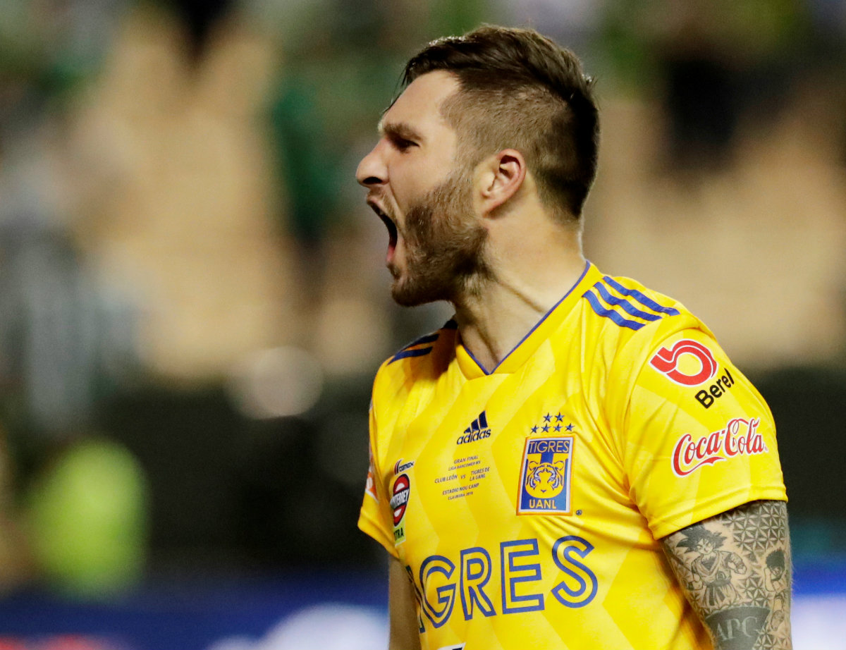 André-Pierre Gignac marcó el gol con el que Tigres se consagró como campeón de la Liga MX (Reuters)