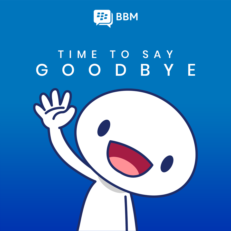 Blackberry dará de baja su servicio de mensajería este mes (Twitter).
