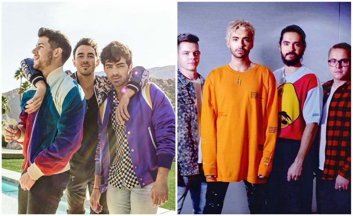 Los Jonas Brothers se reencuentran con Tokio Hotel (Especial).