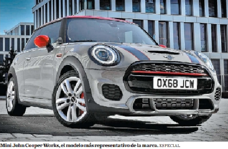 El mini Cooper es el modelo más representativo de la marca. (Especial)