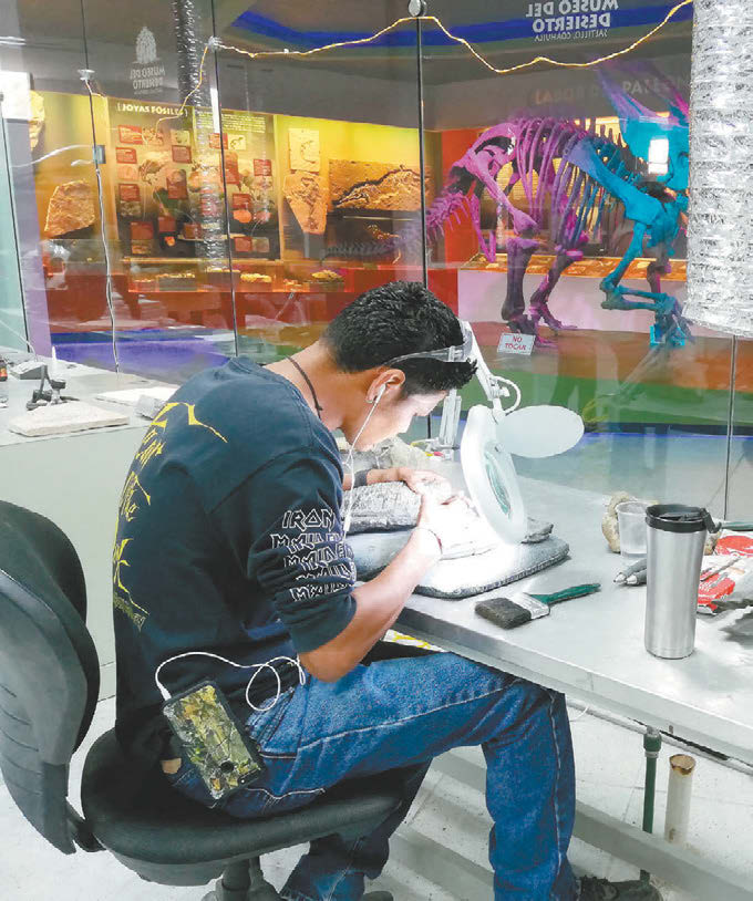 Los visitantes pueden apreciar la labor de limpieza y preservación (foto: Gustavo Mendoza Lemus).