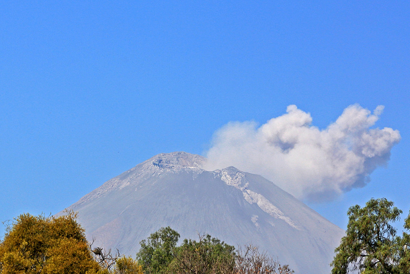 Volcán Popocatépetl (Andrés Lobato)