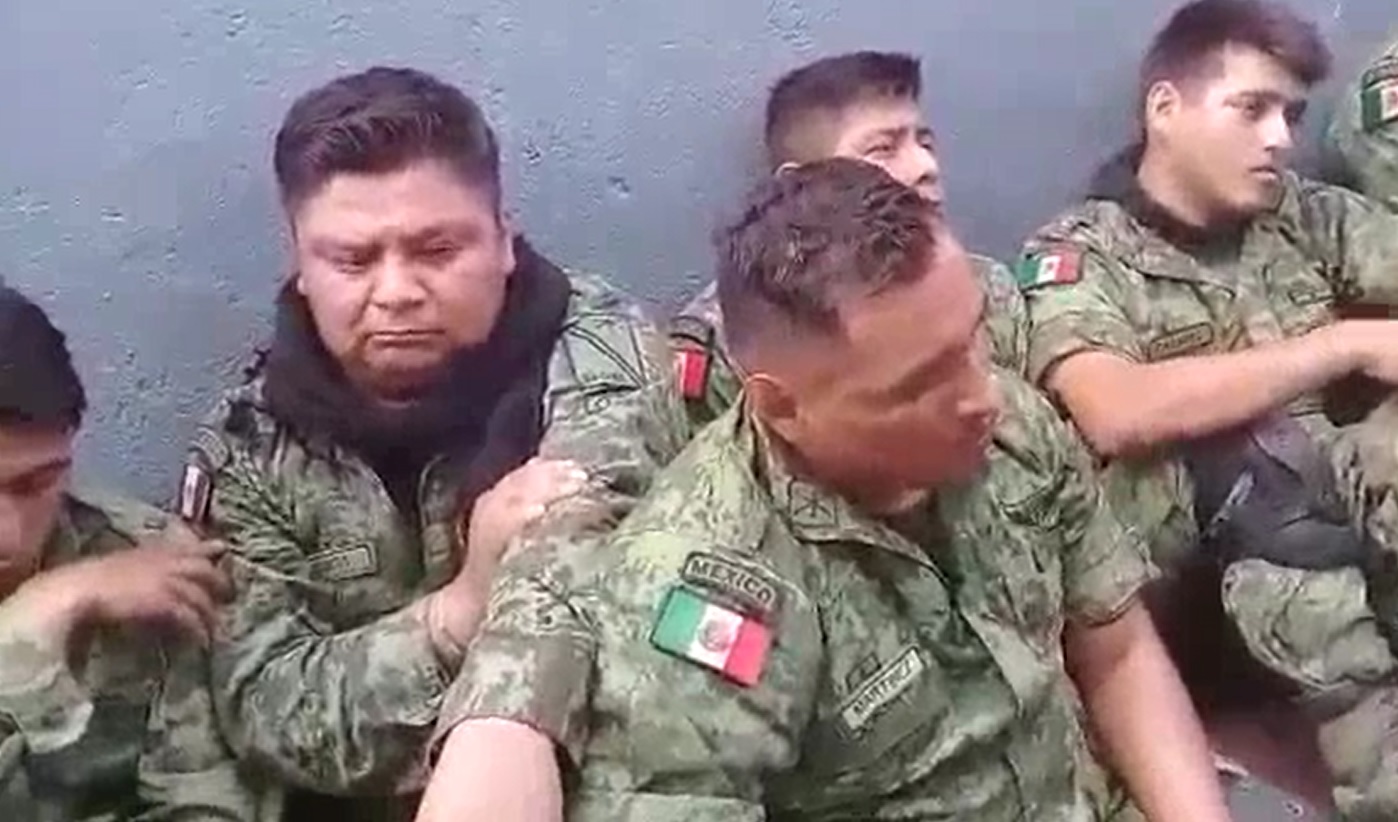 Al menos una decena de soldados fueron retenidos. / Especial