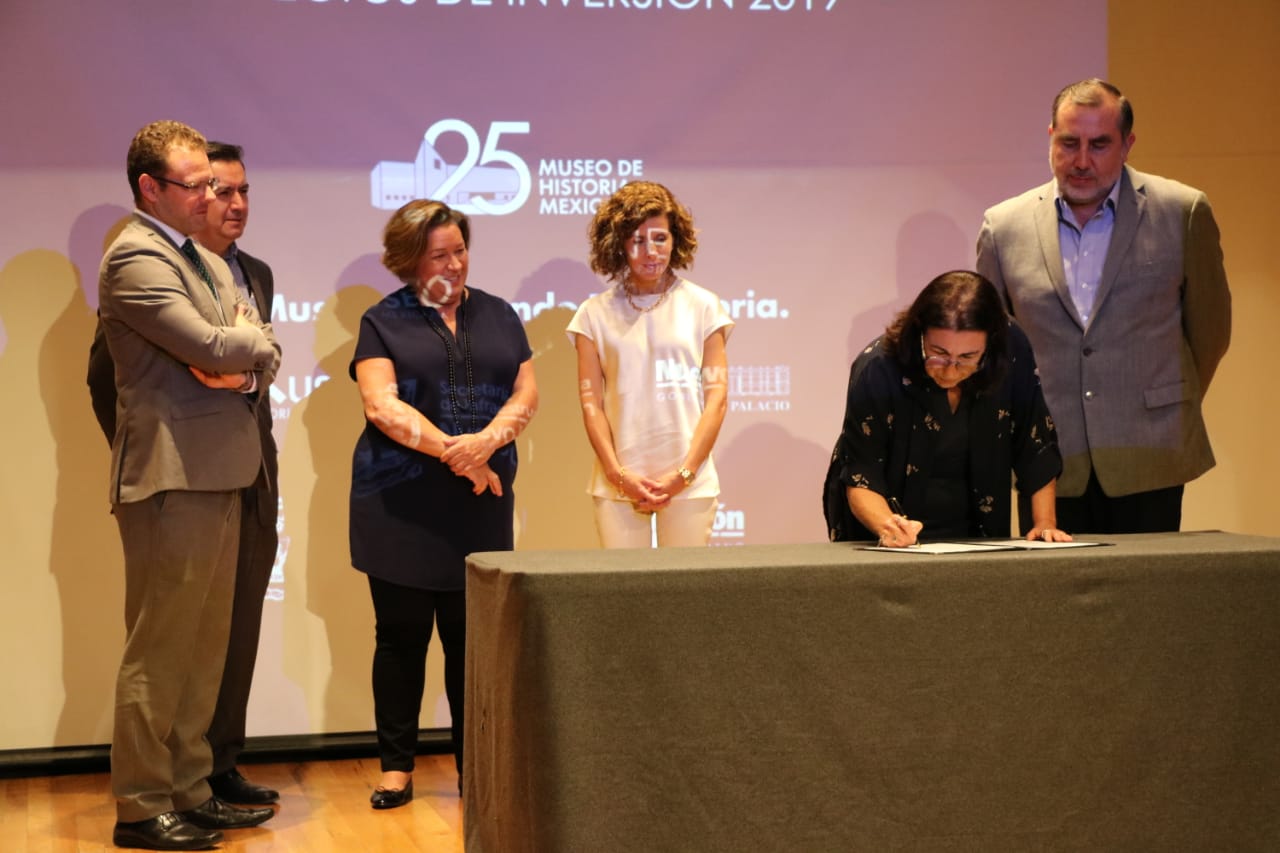 El un convenio  fue una colaboración entre la Secretaría de Infraestructura del Estado y 3 Museos (Foto: Gustavo Mendoza Lemus).
