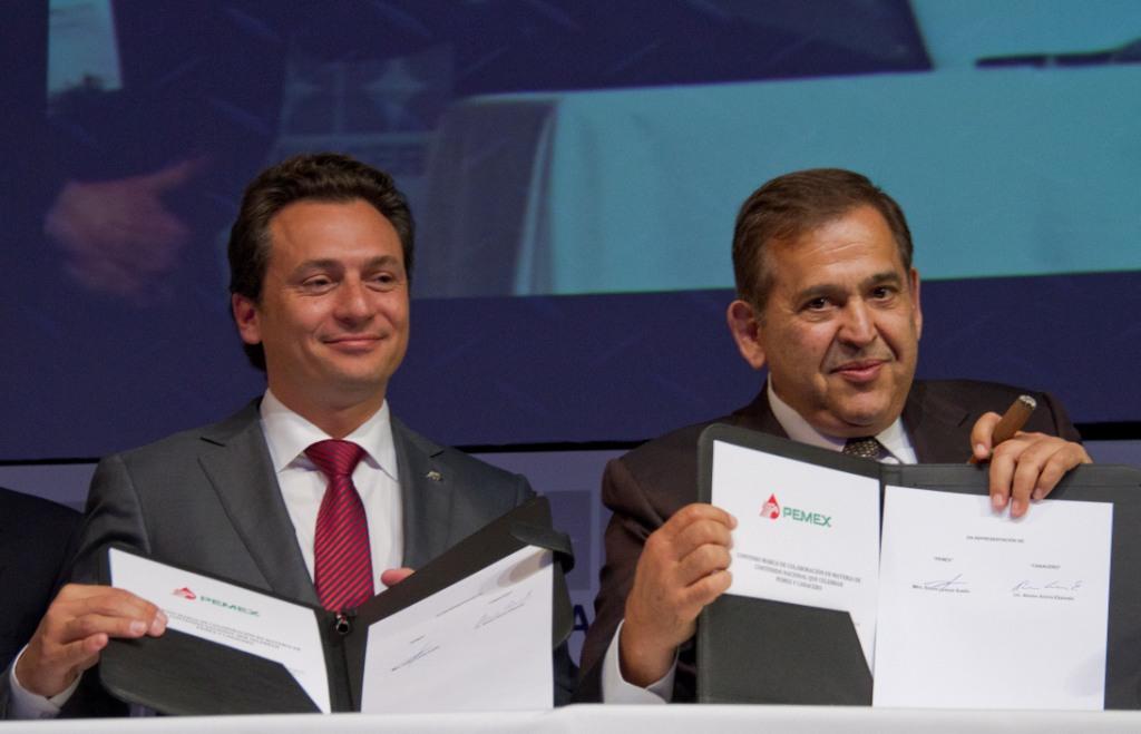 Emilio Lozoya, ex director de Pemex, y Alonso Ancira, dueño de Altos Hornos de México (Cuartoscuro)