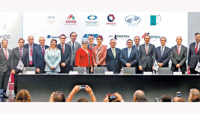 Firma del pacto mundial México, sector privado y gobierno. Jorge Carballo