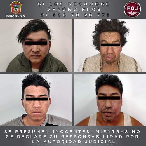 Los presuntos responsables fueron presentados ante el MP. (Especial)