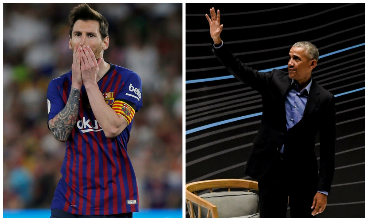 Barack Obama recalcó que Argentina tiene problemas pese a contar con Messi (Reuters/AFP)