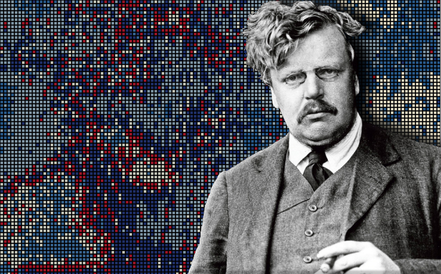 G. K. Chesterton murió el 14 de junio de 1936. (Montaje digital: Ángel Soto)