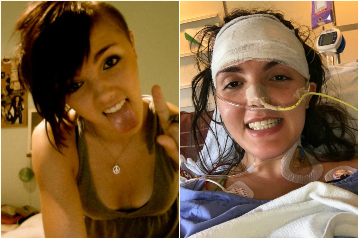 Chloe ahora tiene 24 años y quiere convertirse en enfermera. (MDWFeatures)