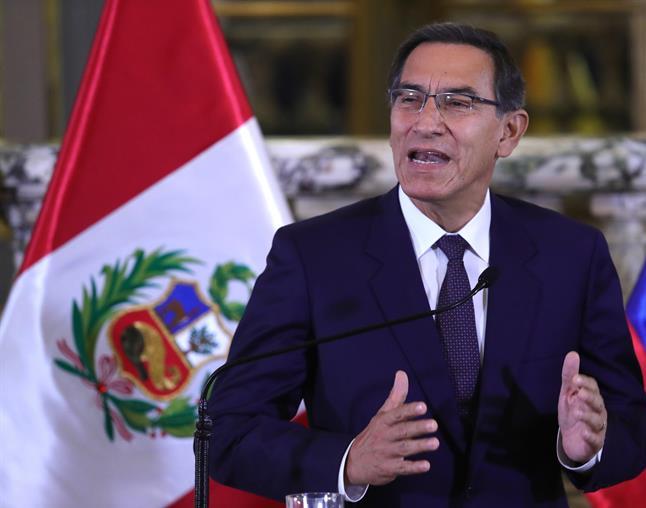 El presidente de Perú, Martín Vizcarra. (EFE)