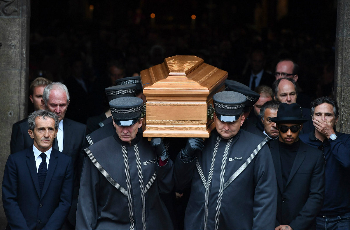Familiares y amigos le dieron el último adiós a Niki Lauda