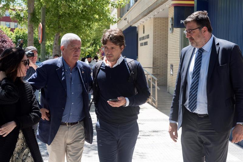 Miembros de la directiva del SD Huesca acudieron a declarar en relación con la investigación de supuestos amaños de partidos de Primera y Segunda Divi